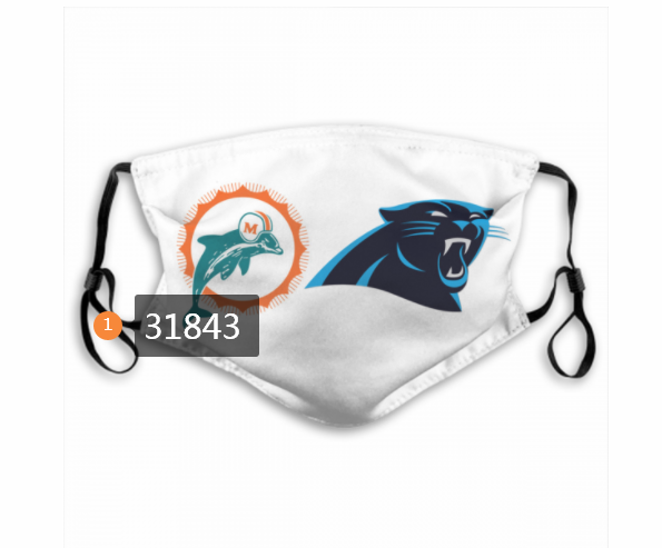 NFL Miami Dolphins 1102020 Dust mask with filter